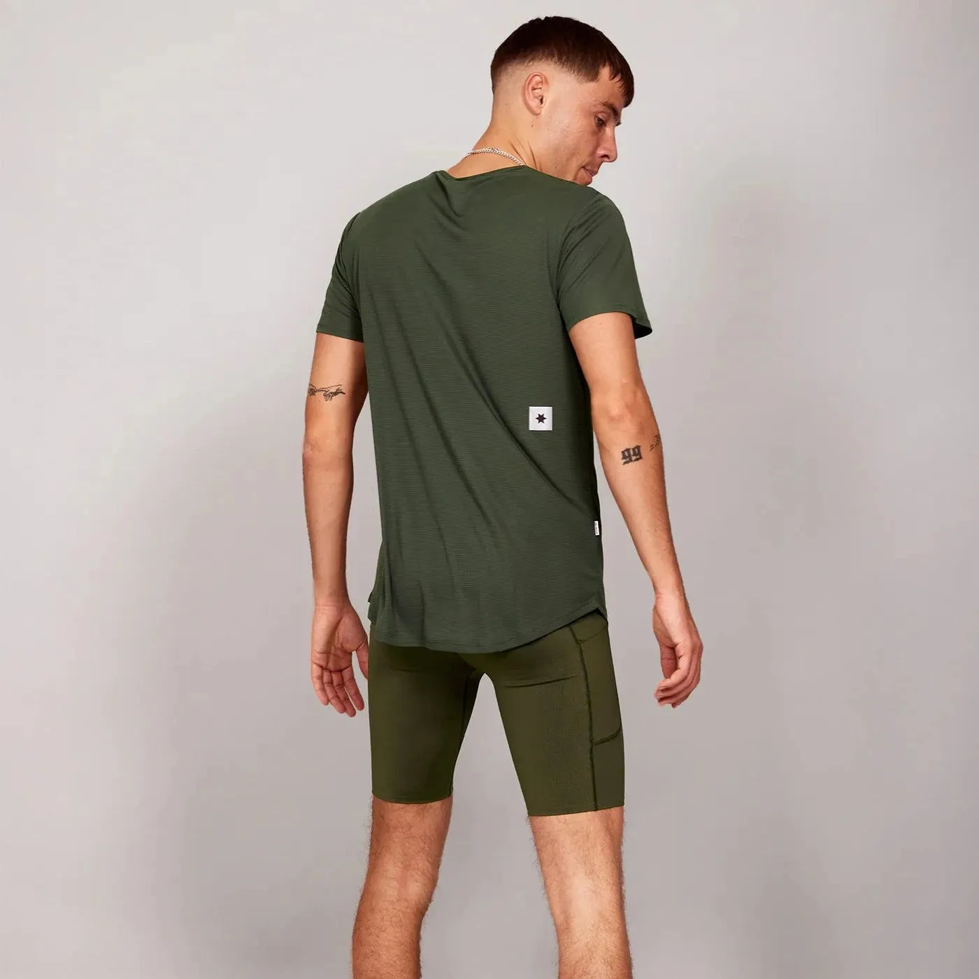 Saysky | Clean Combat T-Shirt | Green | Heren