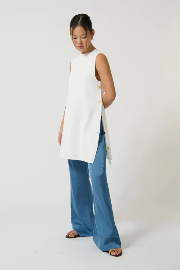 Selena Tunic White