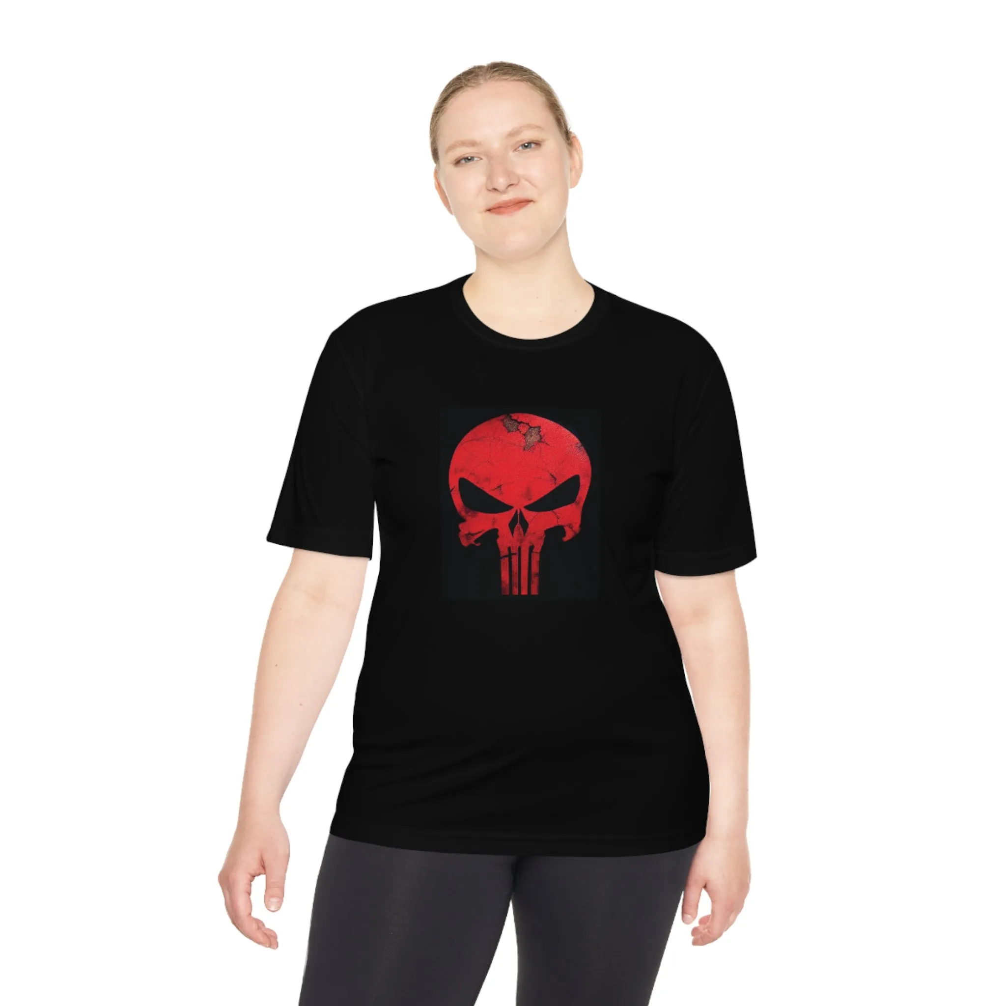 Smashed Red Punisher Rash Shirt Unisex Moisture Wicking Tee