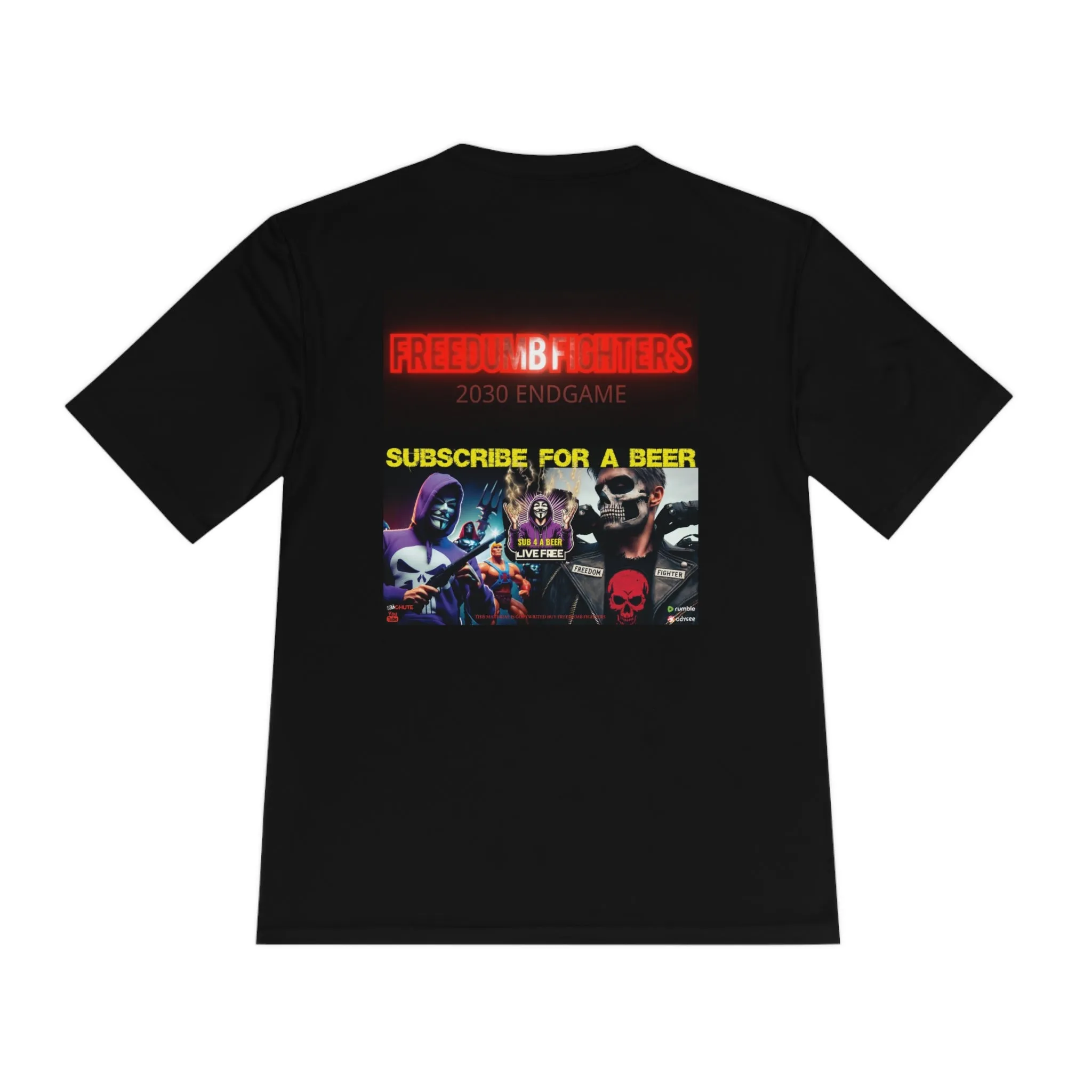Smashed Red Punisher Rash Shirt Unisex Moisture Wicking Tee