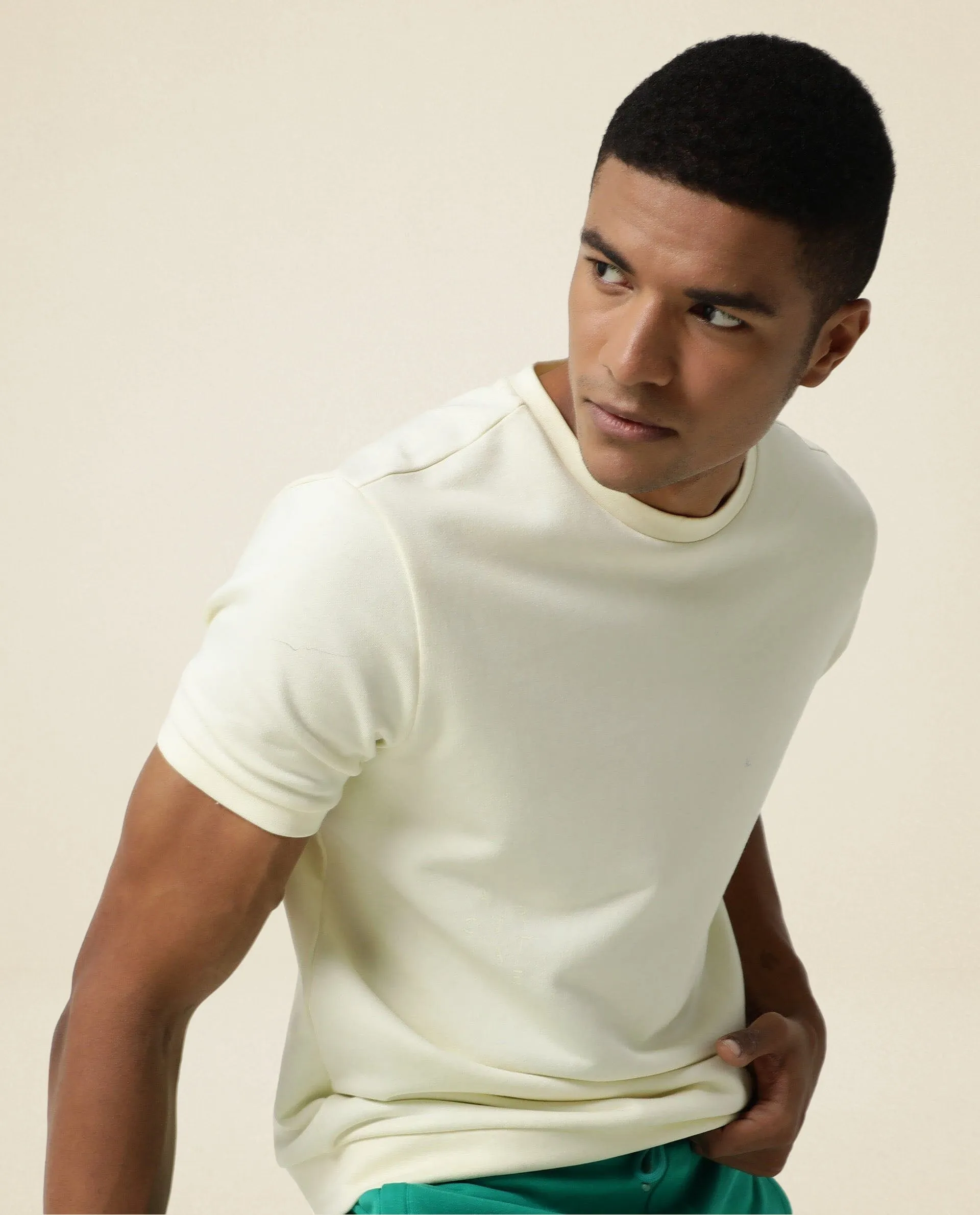 Sweat Tee Blonde Yellow Men