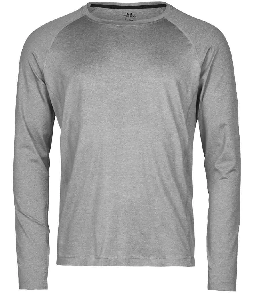 Tee Jays Long Sleeve CoolDry™ T-Shirt | Grey Melange
