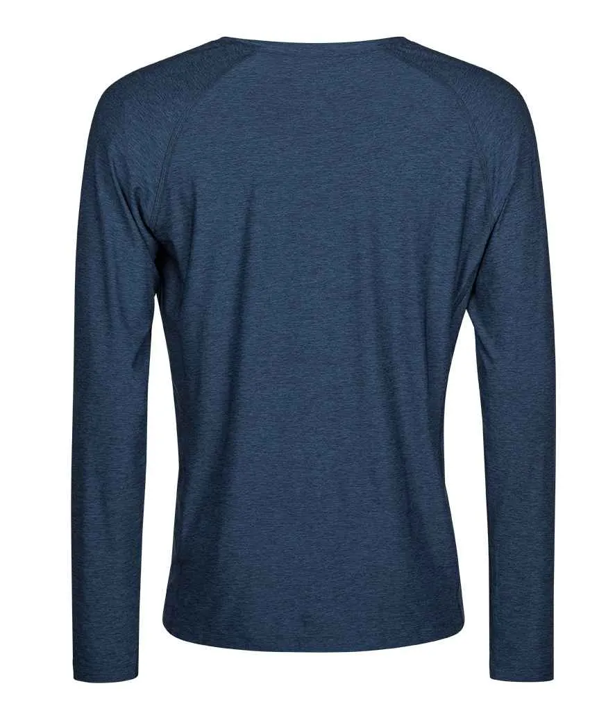 Tee Jays Long Sleeve CoolDry™ T-Shirt | Navy Melange