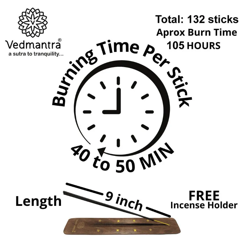 Vedmantra Earthy Resins Incense Sticks 6 Pack
