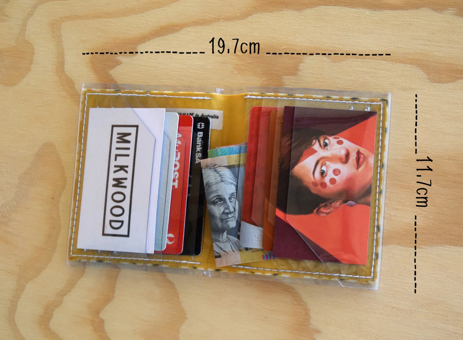 Warrior Wallet - rustic mustard travels