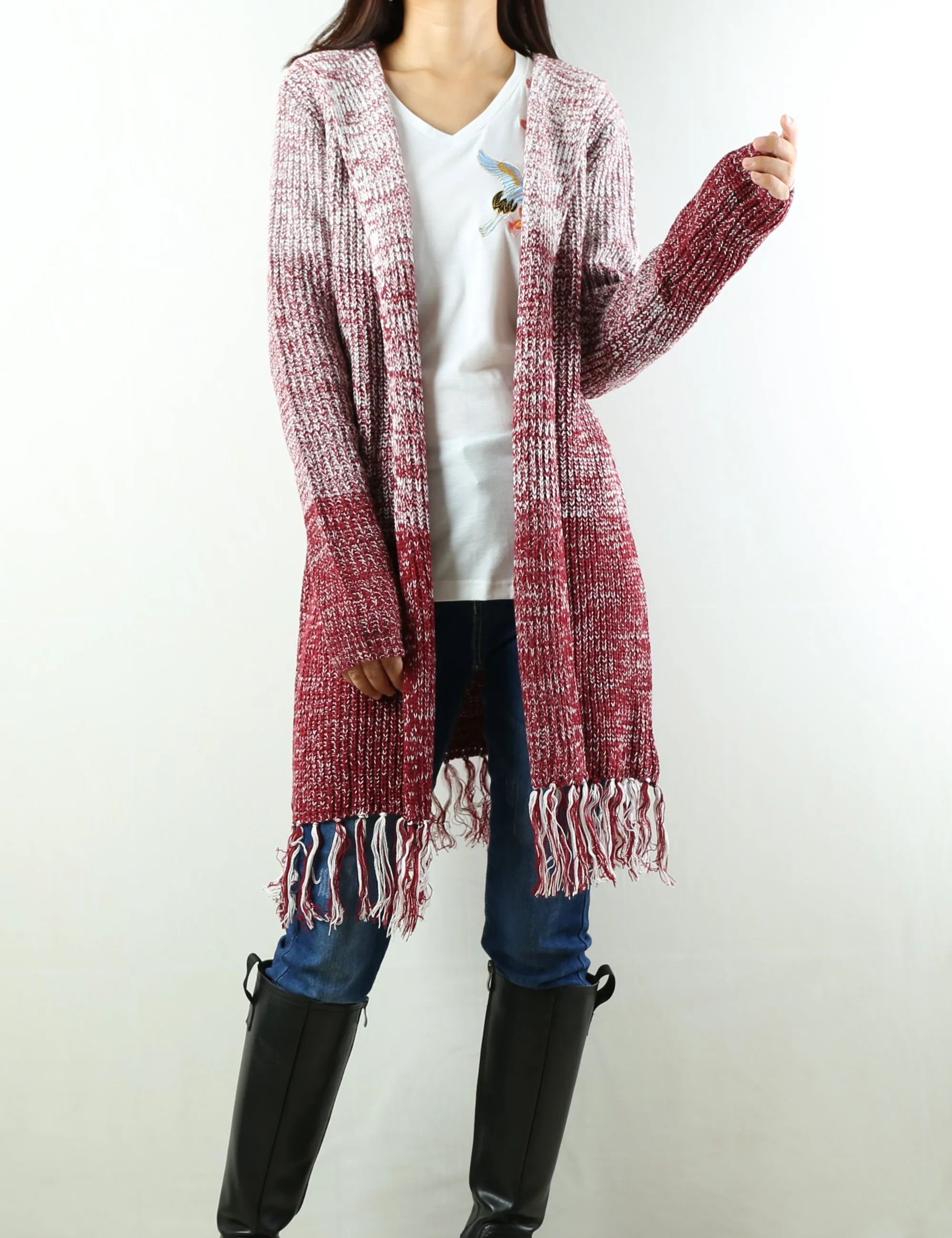 Women Oversized sweater/Cardigan Sweater/Hooded Cardigan/Plus Size Knit Hoodie/knit Jacket/Loose Fit/casual Sweatshirt/Long Cardigan (Y1963)