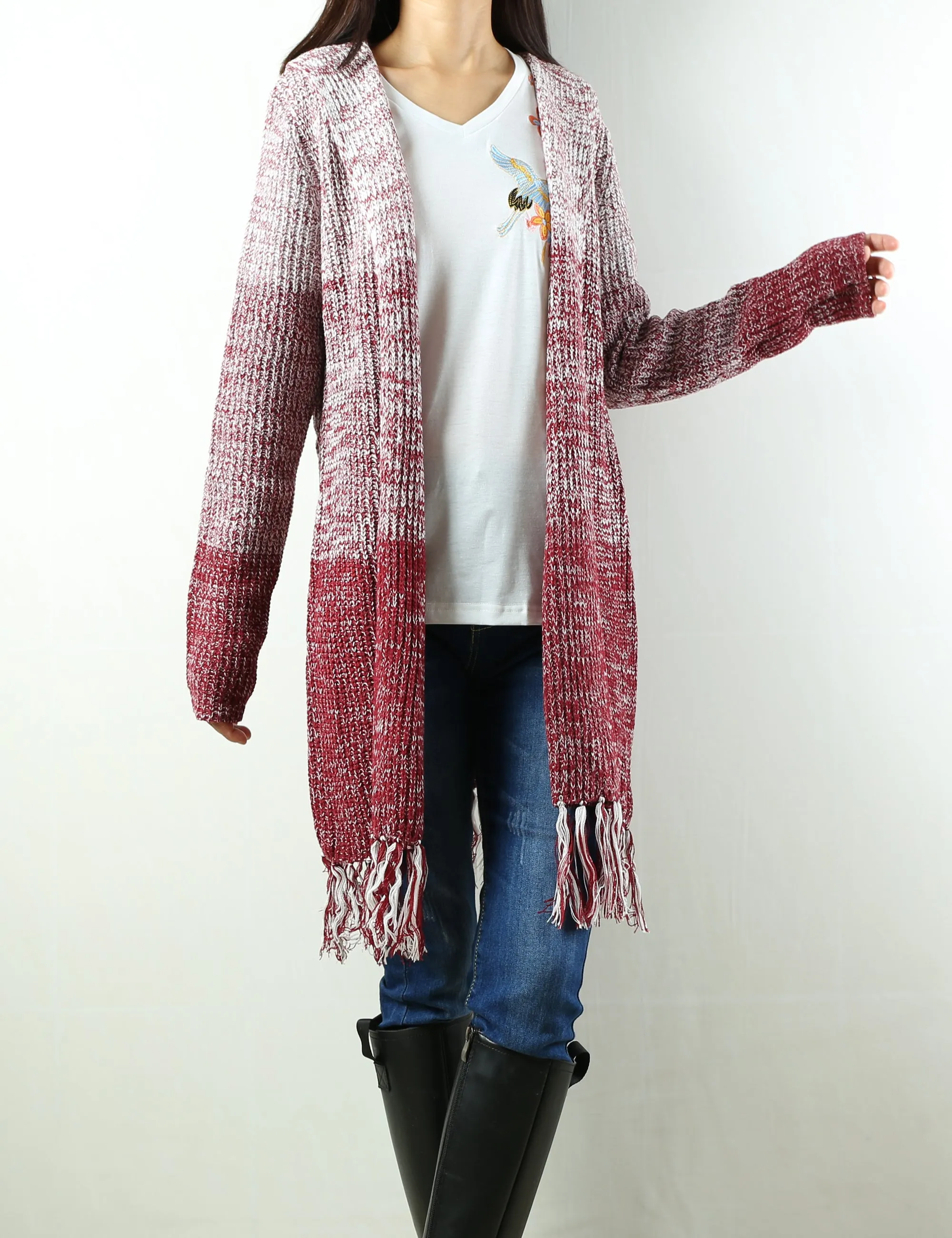 Women Oversized sweater/Cardigan Sweater/Hooded Cardigan/Plus Size Knit Hoodie/knit Jacket/Loose Fit/casual Sweatshirt/Long Cardigan (Y1963)