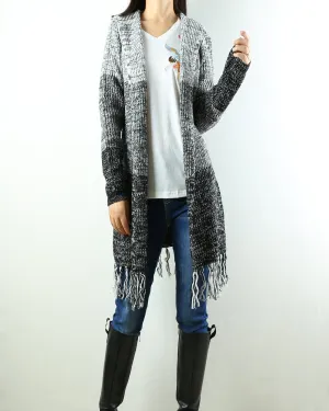Women Oversized sweater/Cardigan Sweater/Hooded Cardigan/Plus Size Knit Hoodie/knit Jacket/Loose Fit/casual Sweatshirt/Long Cardigan (Y1963)