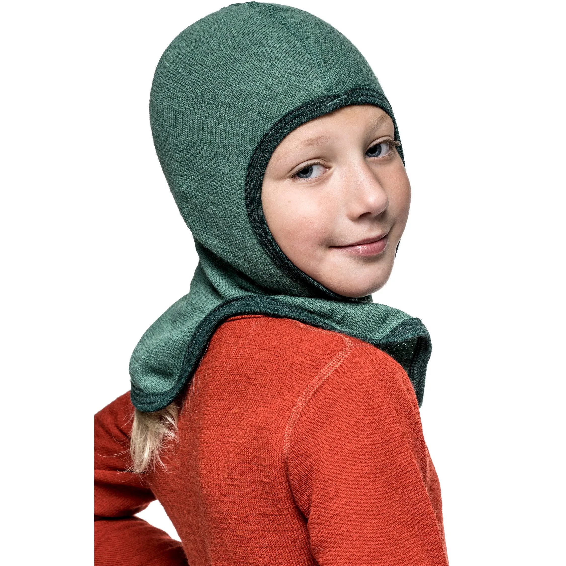 Woolpower Kids&#x27; Balaclava 200 Lake Green | Buy Woolpower Kids&#x27; Balaclava 200 Lake Green here | Outnorth