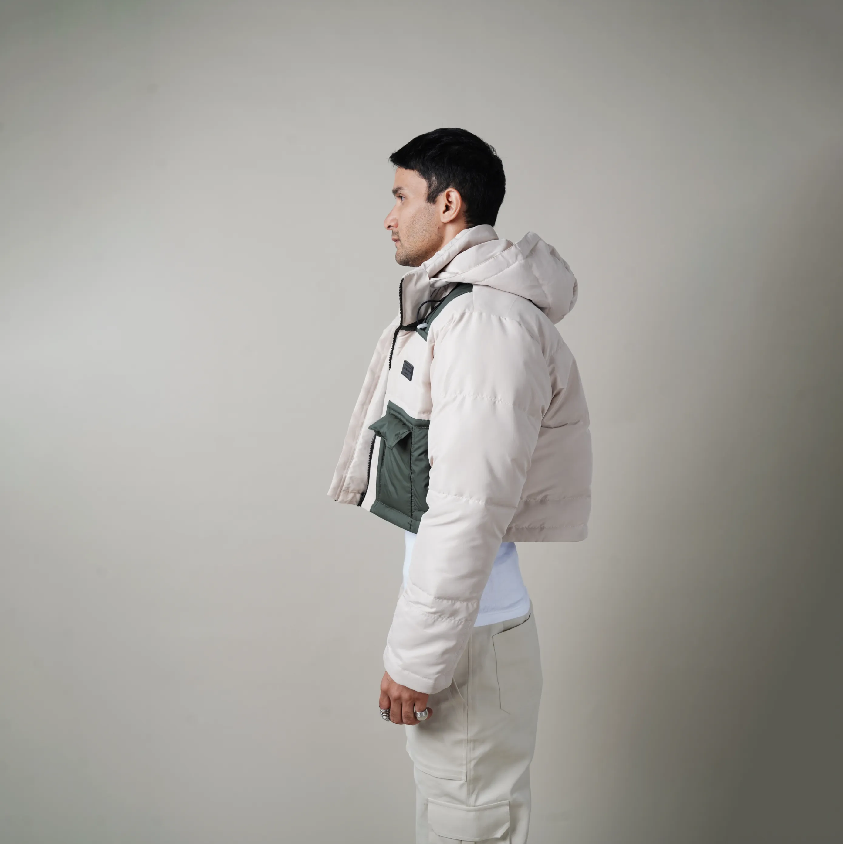WT CROPPED PUFFER JACKET