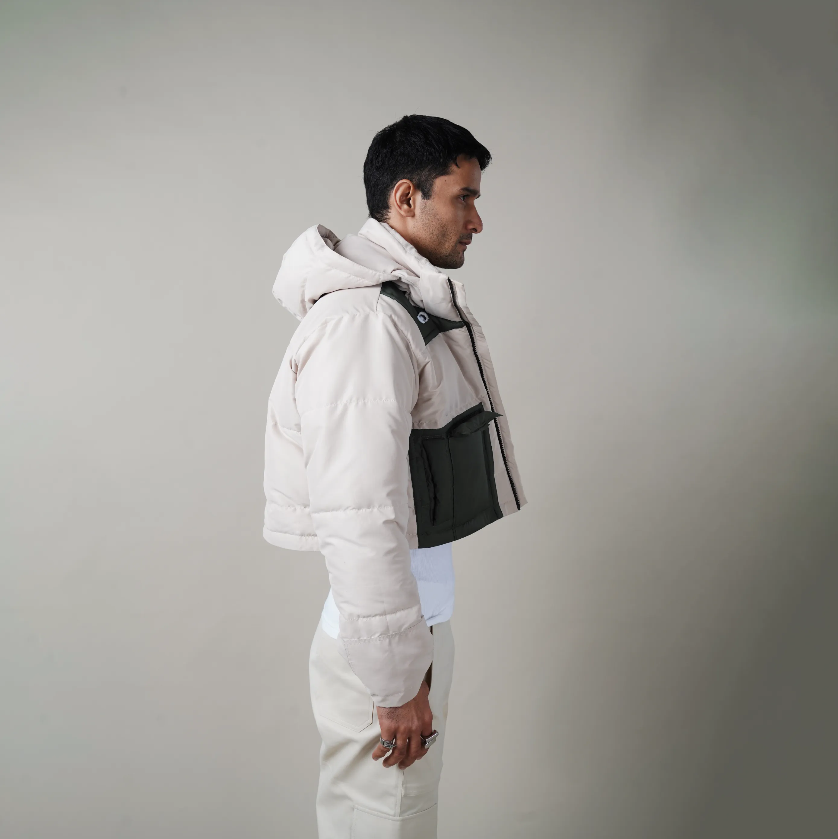 WT CROPPED PUFFER JACKET