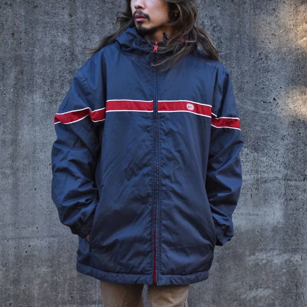 Y2K NIKE リバーシブル フリースライナー ナイロンジャケット 240115